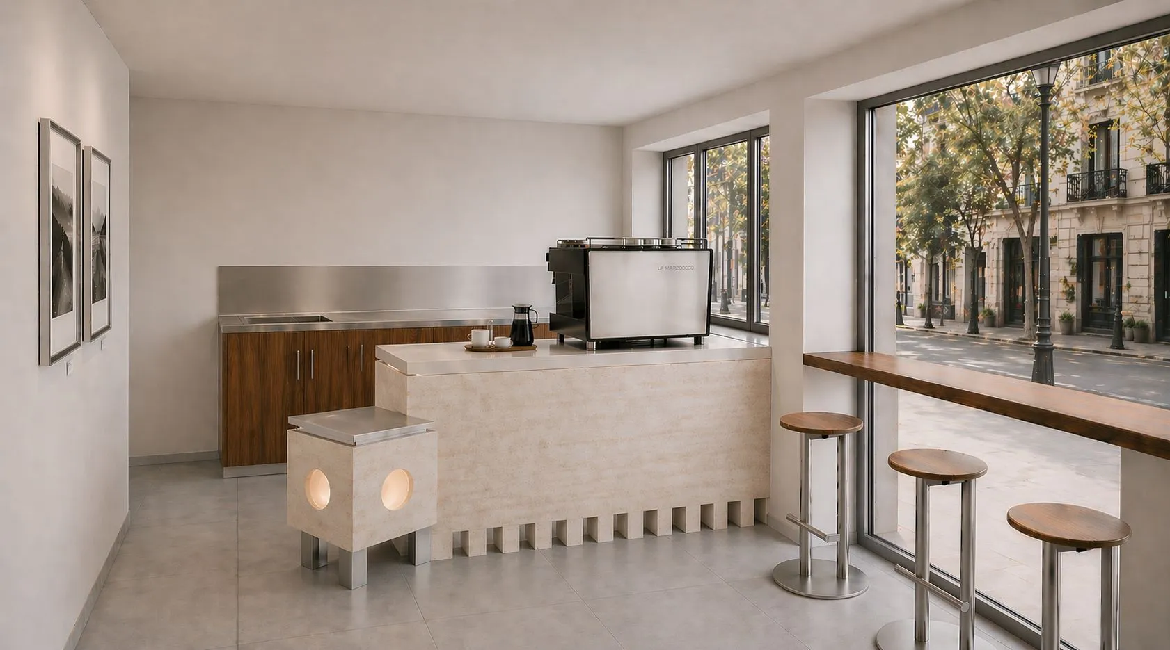 La barra del café de ISO CERO